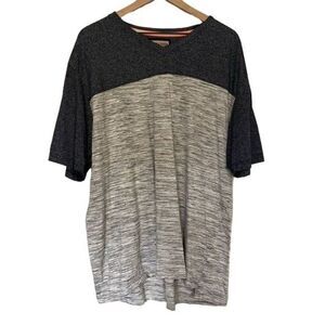 Hudson & Barrow NYC 2X XXL Blue & Gray Heather Short Sleeve Tee